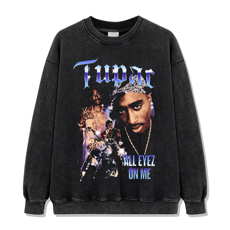 All Eyez On Me By Tupac Shakur Sweatshirt - view 2
