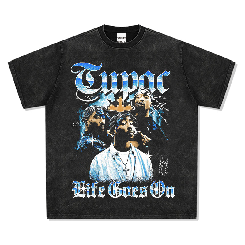 Life Goes On By Tupac Shakur Signature TEE - view 3