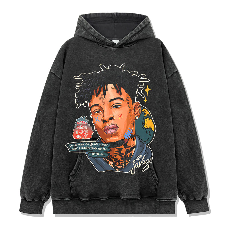 21 Savage By Comics 47 HOODIE - view 2