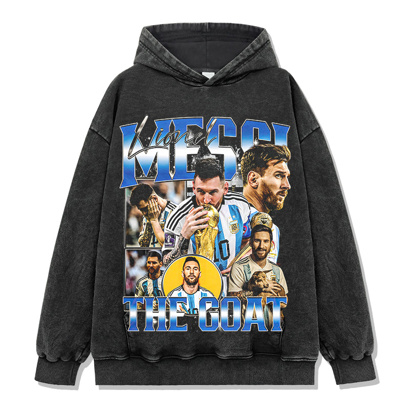 Lionel Messi "The King"Hoodie - view 2