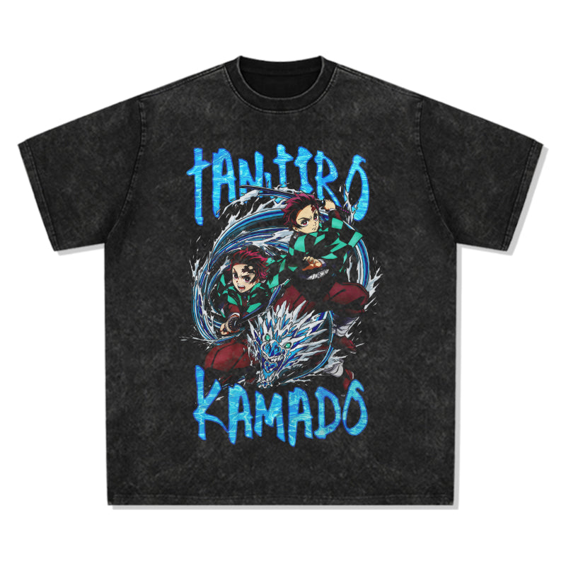Tanjiro Kamado Demon Slayer: Kimetsu no Yaiba "Anime" TEE - view 3