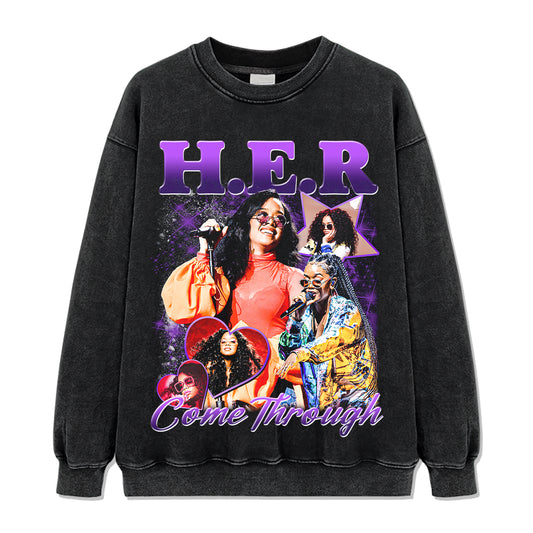 Come Through By H.e.r Sweatshirt