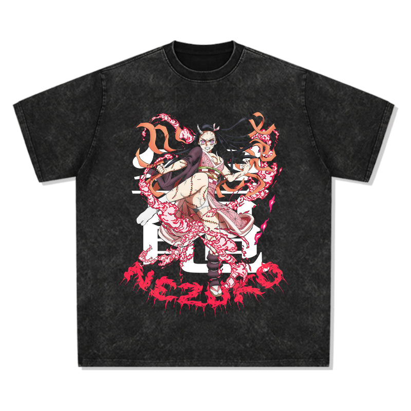 Nezuko Kamado Demon Slayer: Kimetsu no Yaiba "Anime" TEE - view 2