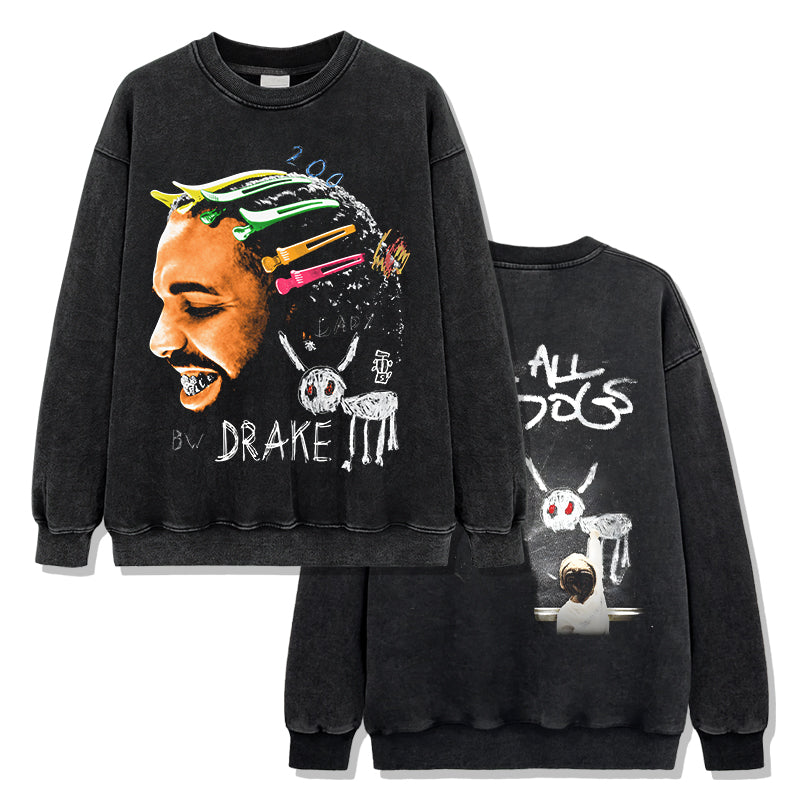 For All the Dogs By Drake Sweatshirt - view 2