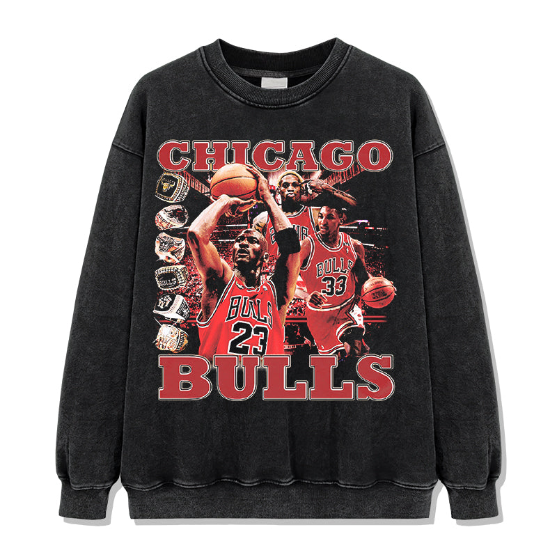 Chicago Bulls Sweatshirt NBA 2024 - view 2