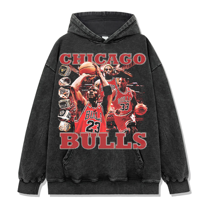 Chicago Bulls HOODIE NBA 2024 - view 2