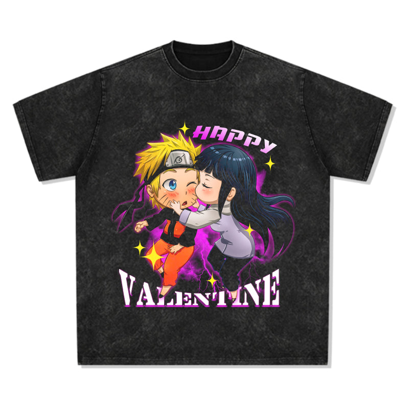 Naruto and Hinata Happy Valentine "Anime" TEE - view 2