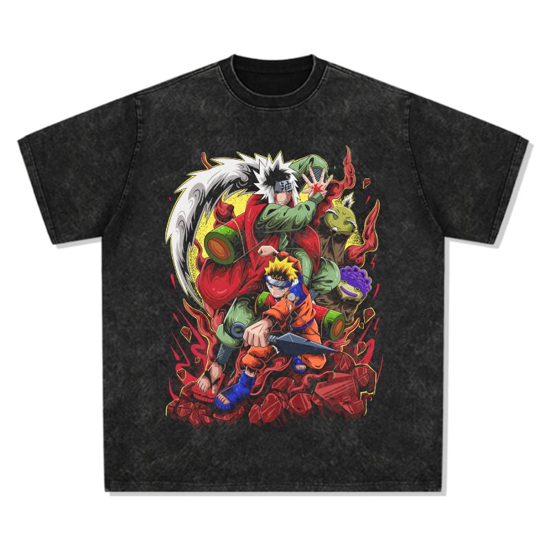 Jiraiya and Naruto "Anime TEE - view 2