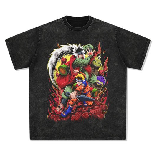 Jiraiya and Naruto "Anime TEE