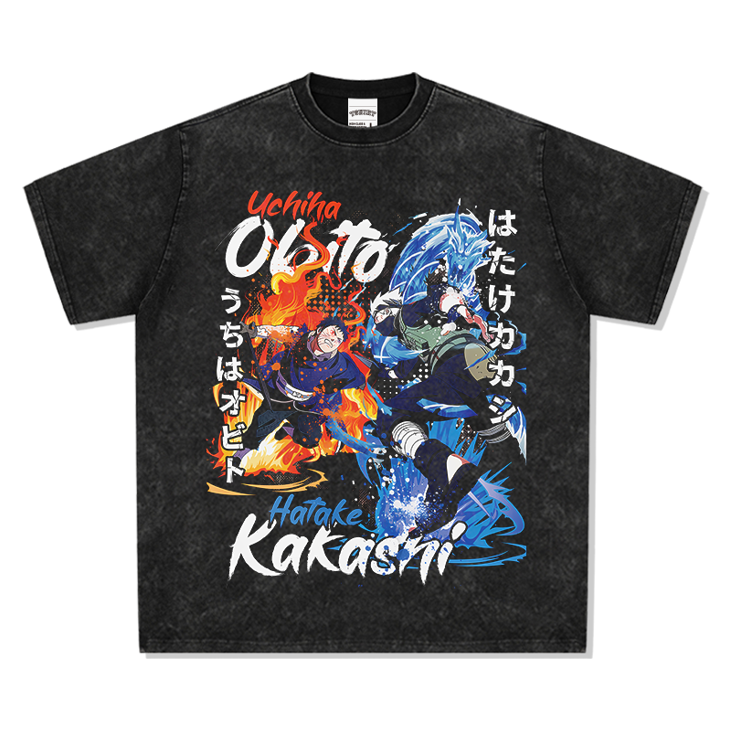 Obito Uchiha Vs Kakashi Hatake "Anime" TEE - view 2