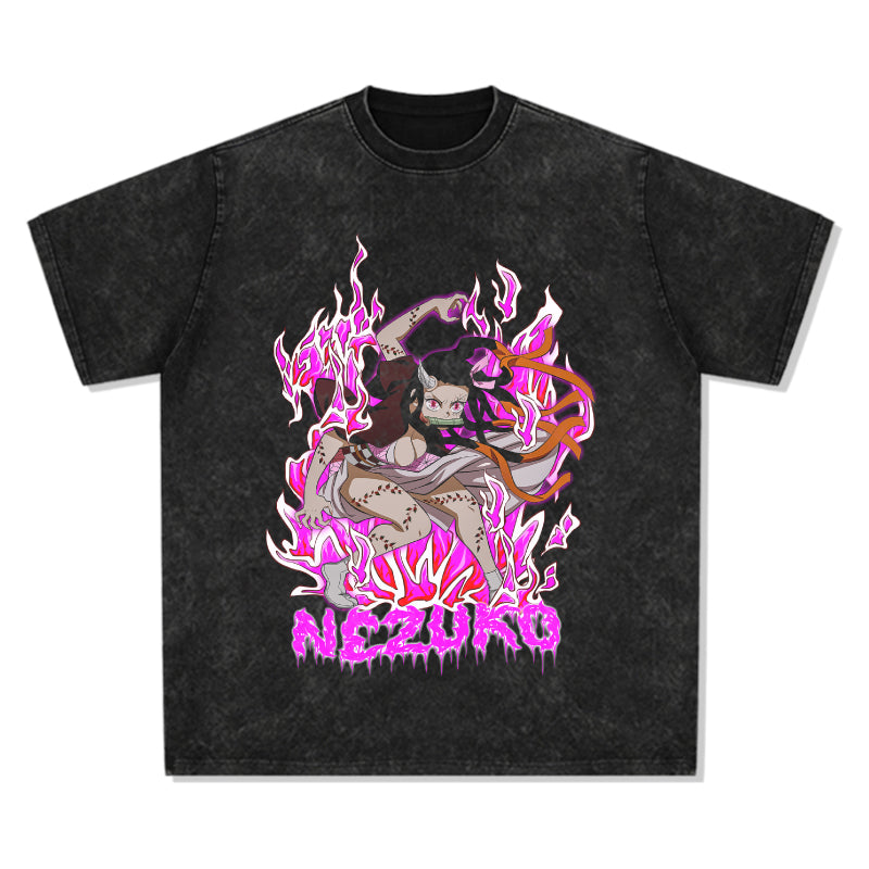Nezuko Kamado Demon Slayer: Kimetsu no Yaiba "Anime" TEE - view 2