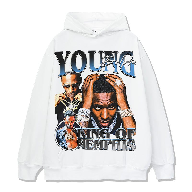 King Of Memphis By Young Dolph Hoodie - view 3