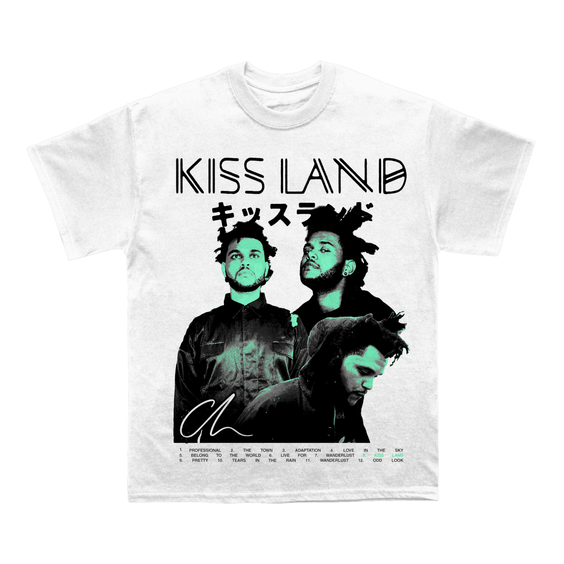 The Weeknd "Kissland" Album Back Design TEE - view 2