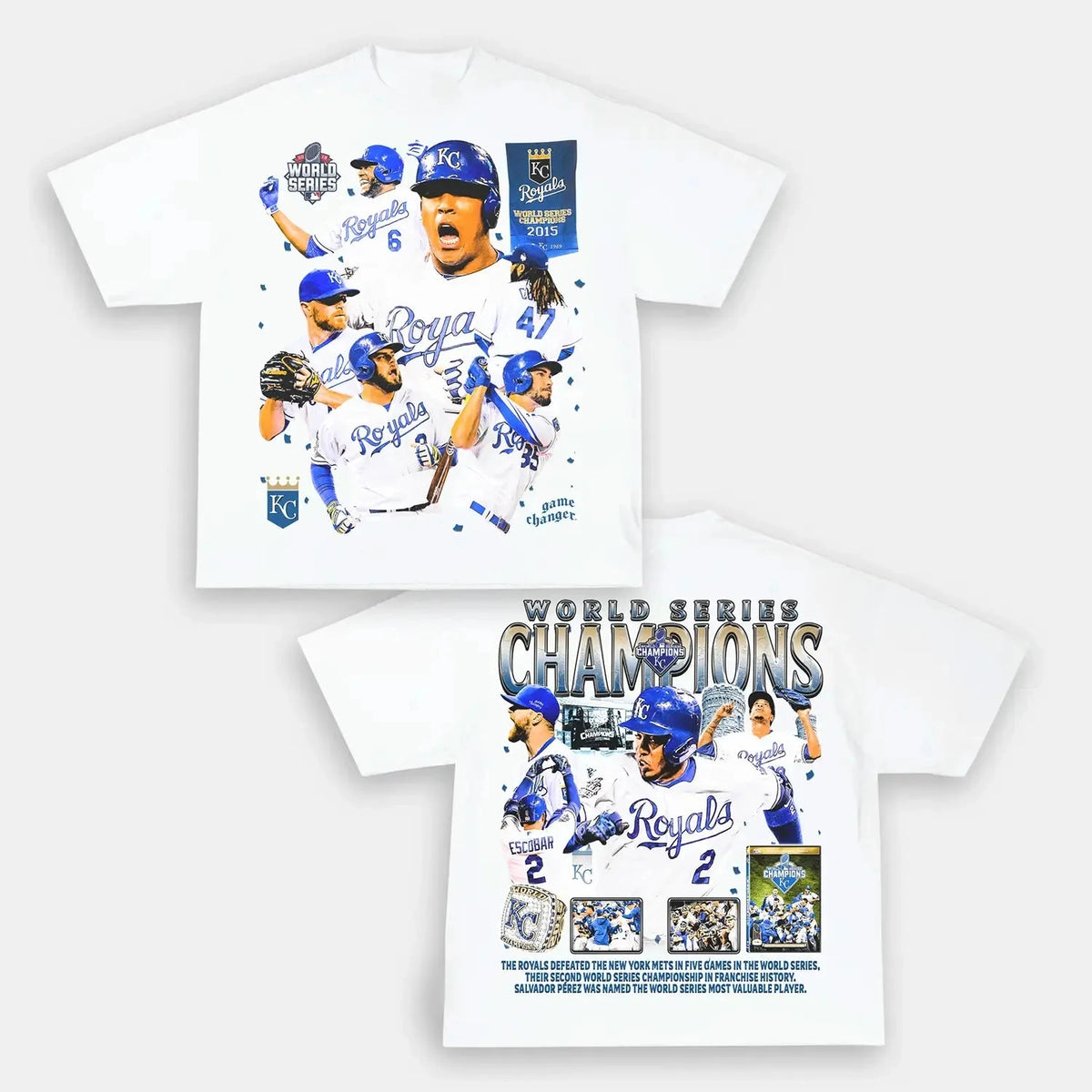 World Series champs Royals Back Design TEE - view 3