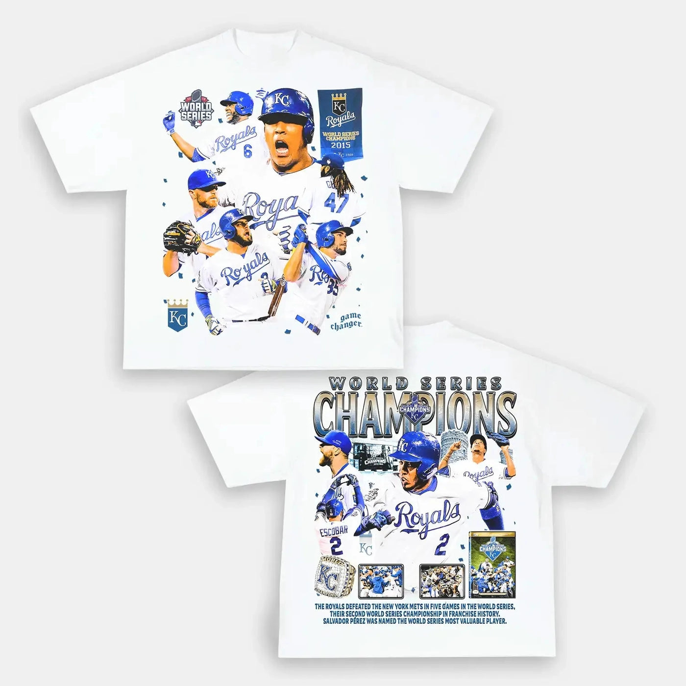 World Series champs Royals Back Design TEE - view 3