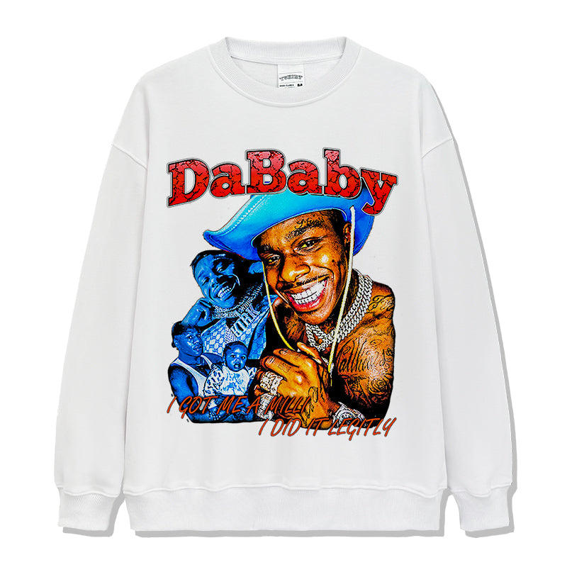I Got A Milli I Did It Legitly By DaBaby Sweatshirt - view 3