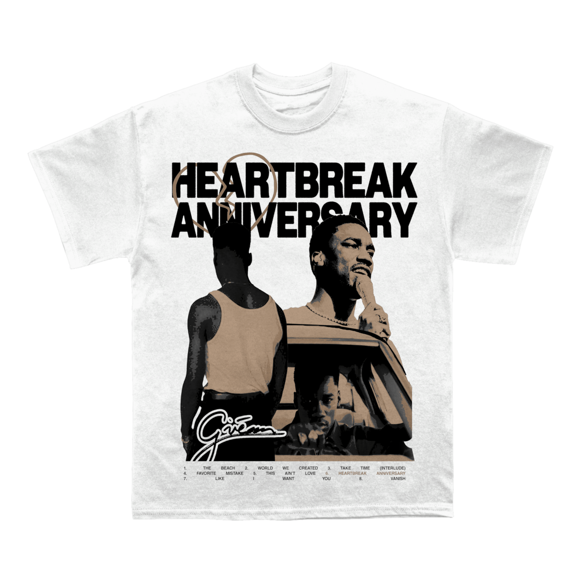 Giveon "Heartbreak Anniversary" TEE - view 2