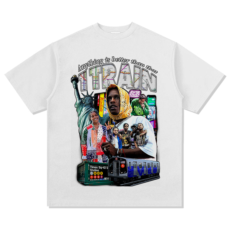 Anything is better than that 1 Train By Asap Rocky TEE - view 4