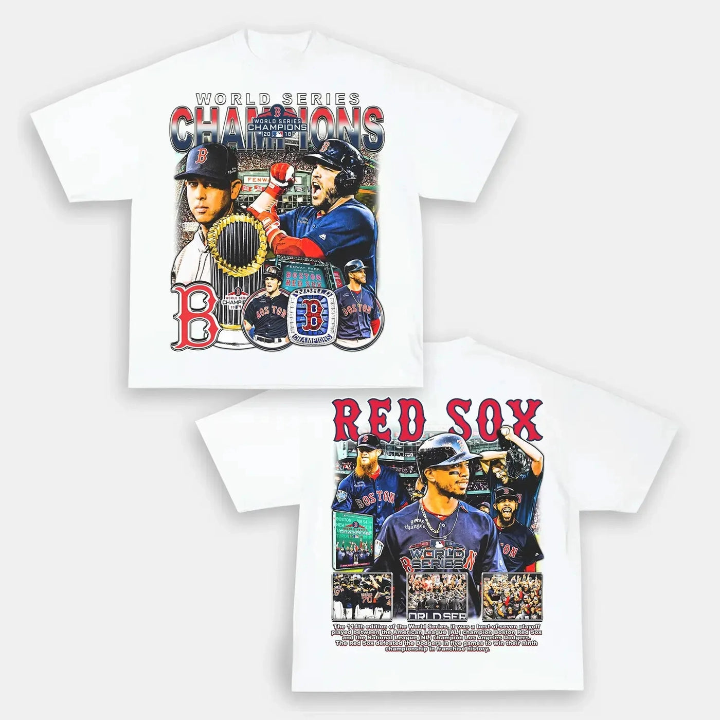 World Series champs Red Sox Back Design TEE - view 3