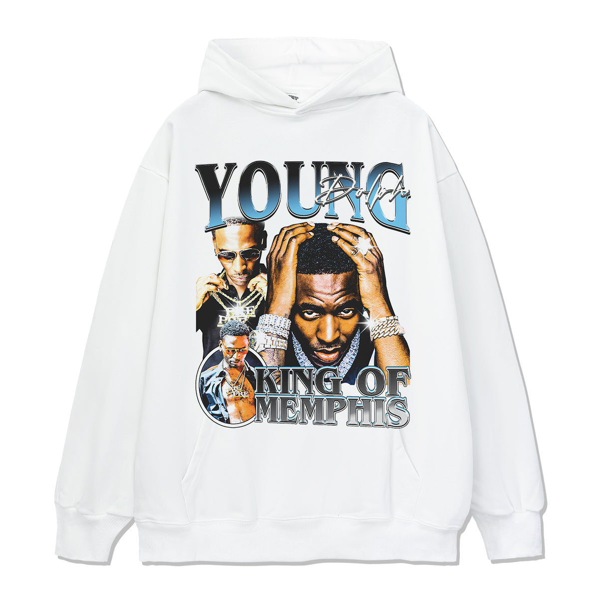 King Of Memphis By Young Dolph Hoodie - view 3