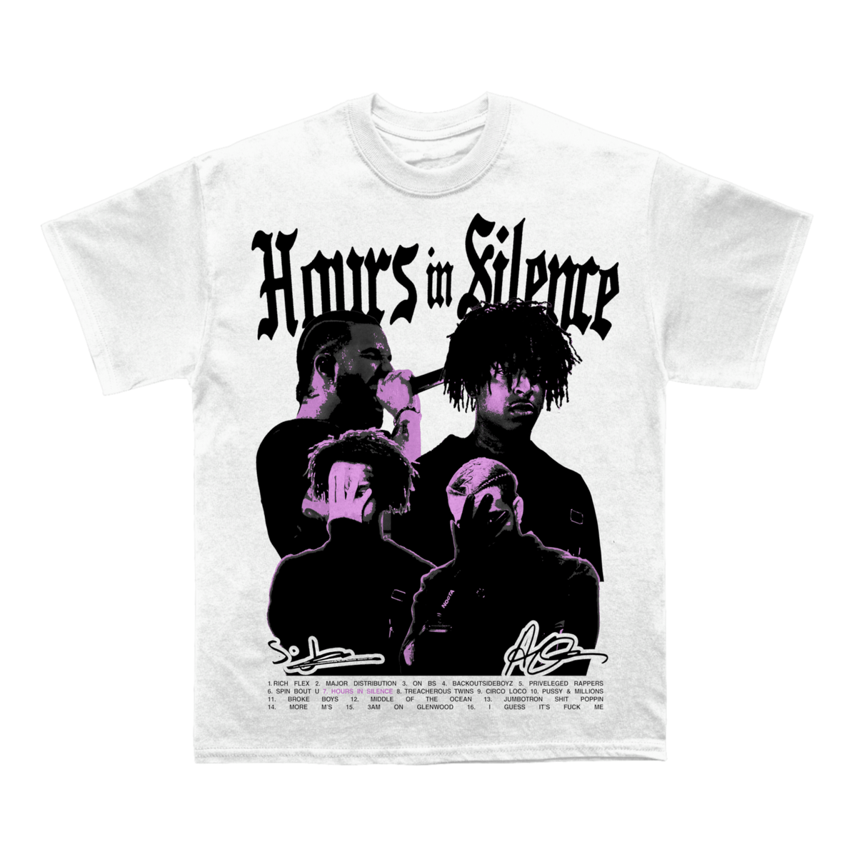 Drake & 21 Savage "Hours In Silence" TEE - view 2