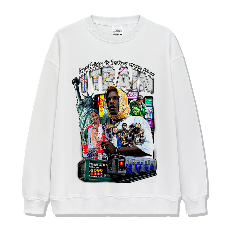 Anything is better than that 1 Train By Asap Rocky Sweatshirt - view 3