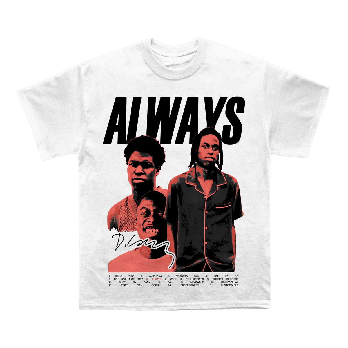 Daniel Caesar "Always" TEE - view 2
