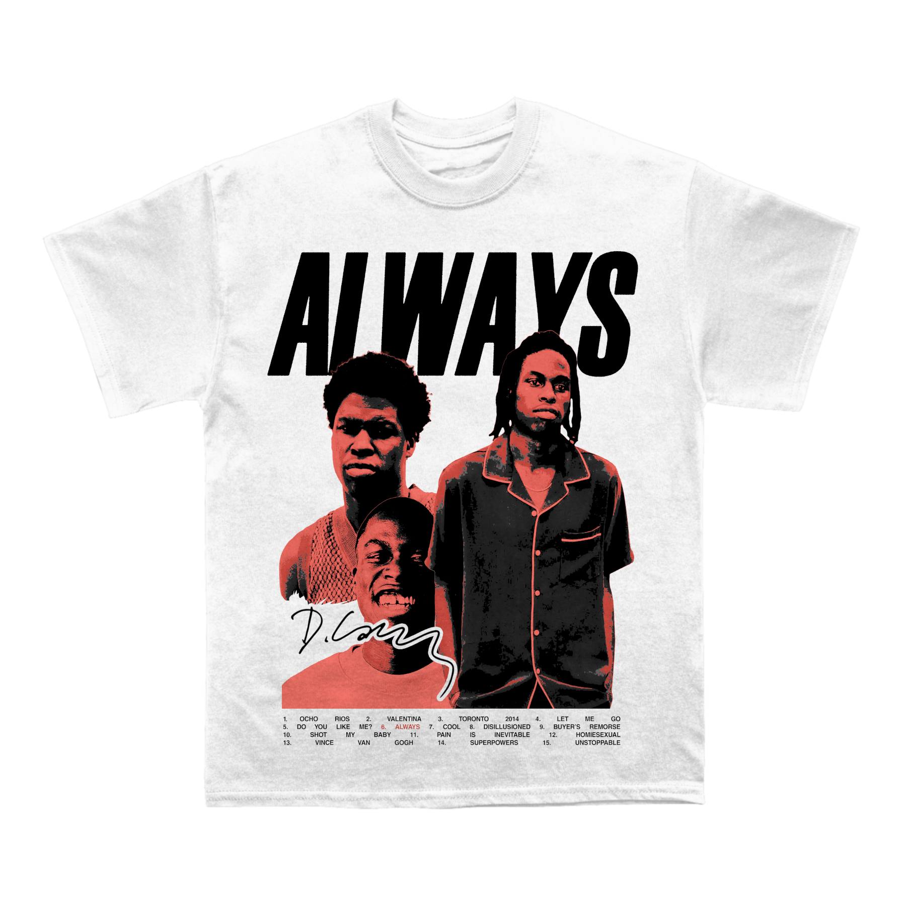 Daniel Caesar "Always" TEE - view 2