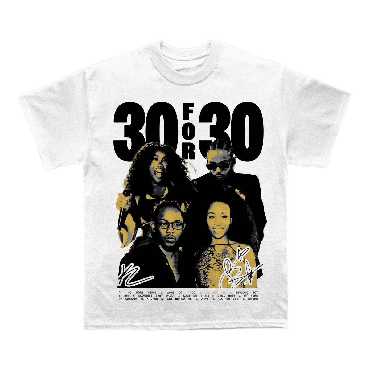 Kendrick & Sza "30 For 30" TEE - view 2