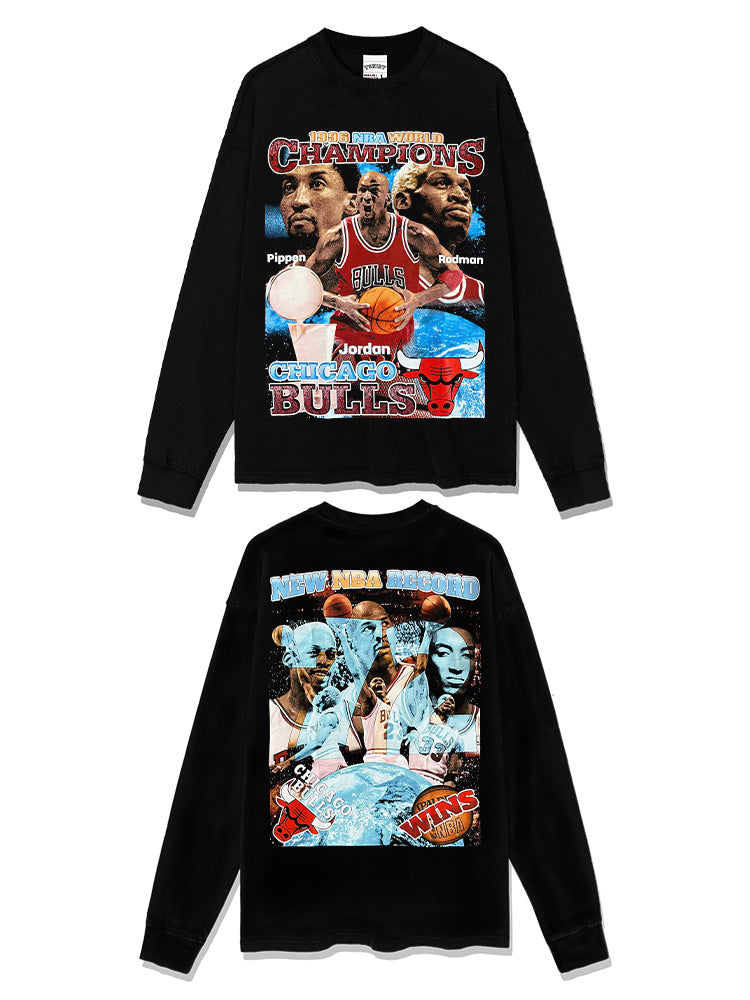 Chicago Bulls Sweatshirt NBA 2024 - view 3