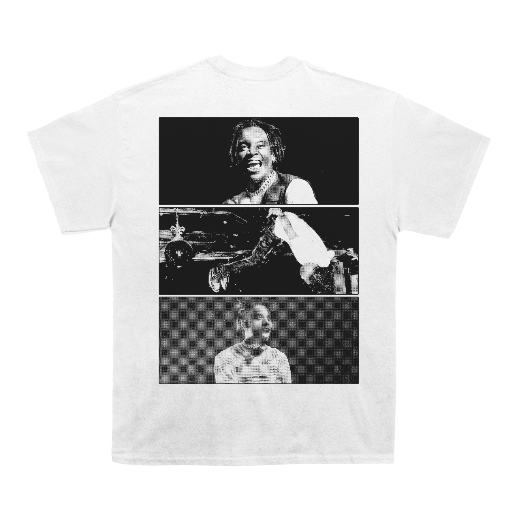 Playboi Carti "Die Lit Trio" Back Design TEE