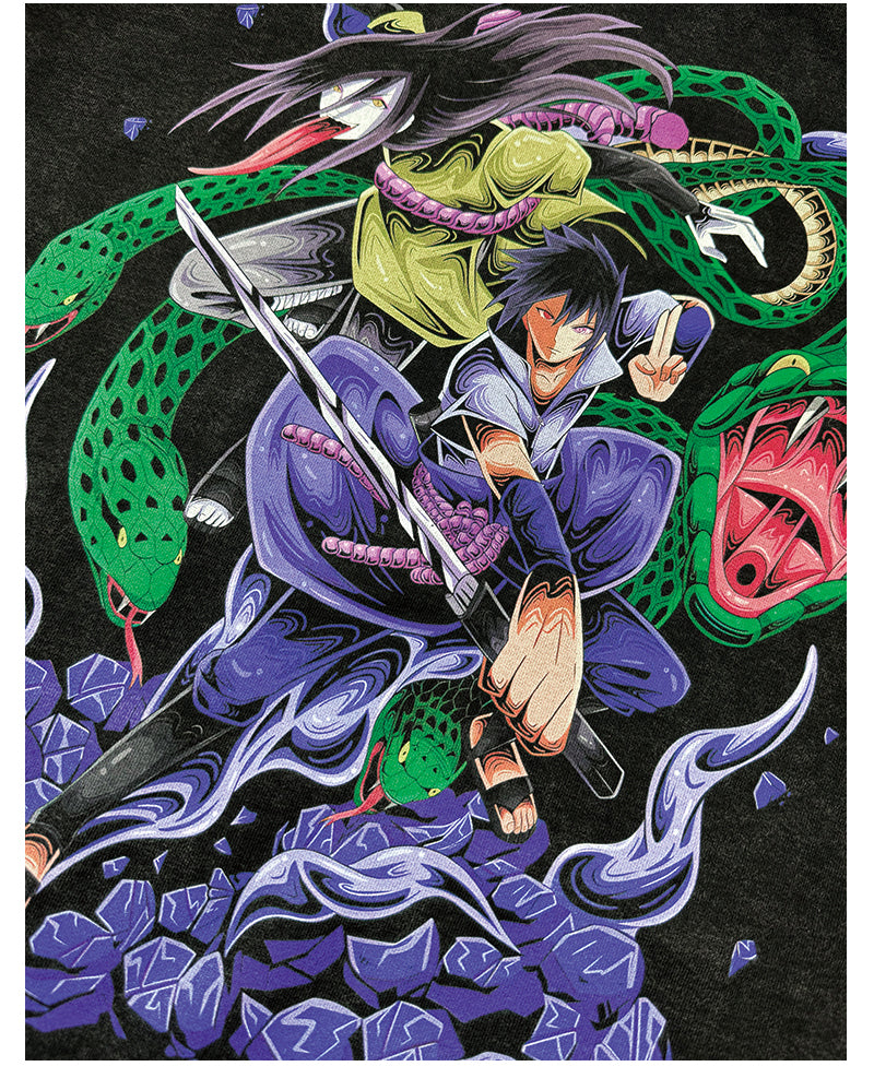 Orochimaru and Sasuke "Anime "TEE - view 6