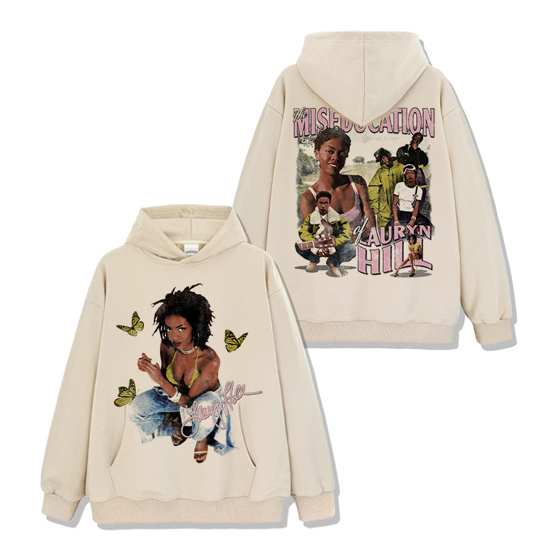 The Miseducation By Lauryn Hill Signature Hoodie in heavyweight 240gsm cotton