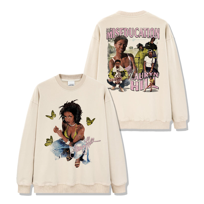 The Miseducation By Lauryn Hill Signature Sweatshirt in heavyweight 240gsm cotton