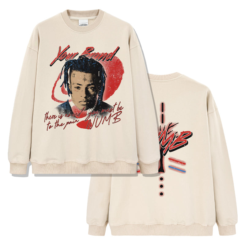 Numb By XXXTentacion Sweatshirt tribute tee in heavyweight cotton