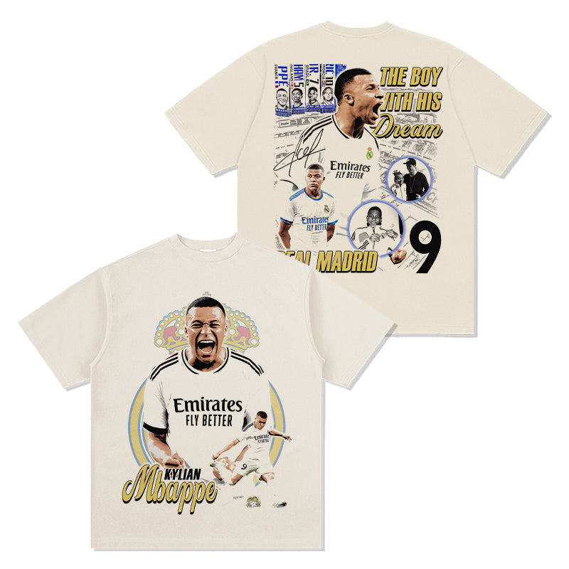 Kylian  Mbappé Real Madrid "Signature" TEE - view 2