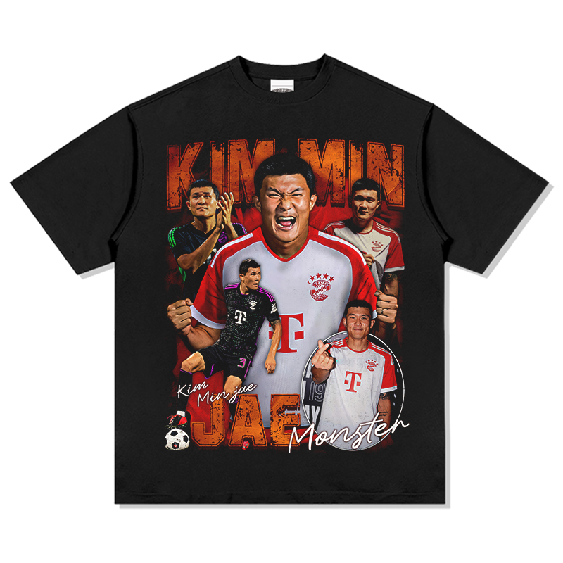 Kim Min Jae "Monster" Tee tribute tee in heavyweight cotton