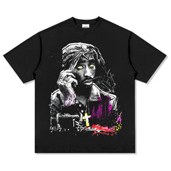 Tupac Shakur Signature Tee in heavyweight 240gsm cotton