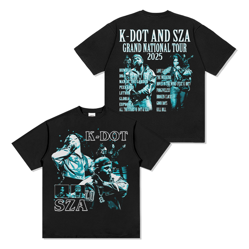K-Dot and Sza "Grand national Tour 2025" Tee - view 2