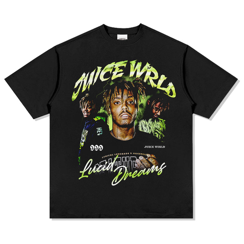 Juice WRLD Tee tribute tee in heavyweight cotton