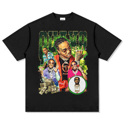 Quavo Tee tribute tee in heavyweight cotton