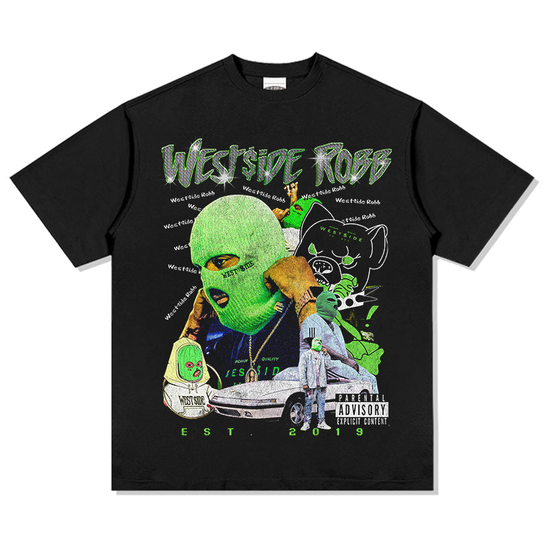 West Side By Robb Tee tribute tee in heavyweight cotton