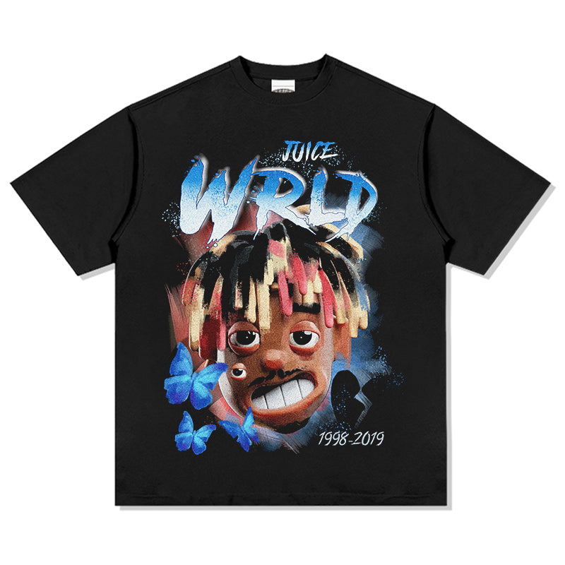 Juice WRLD Tee tribute tee in heavyweight cotton
