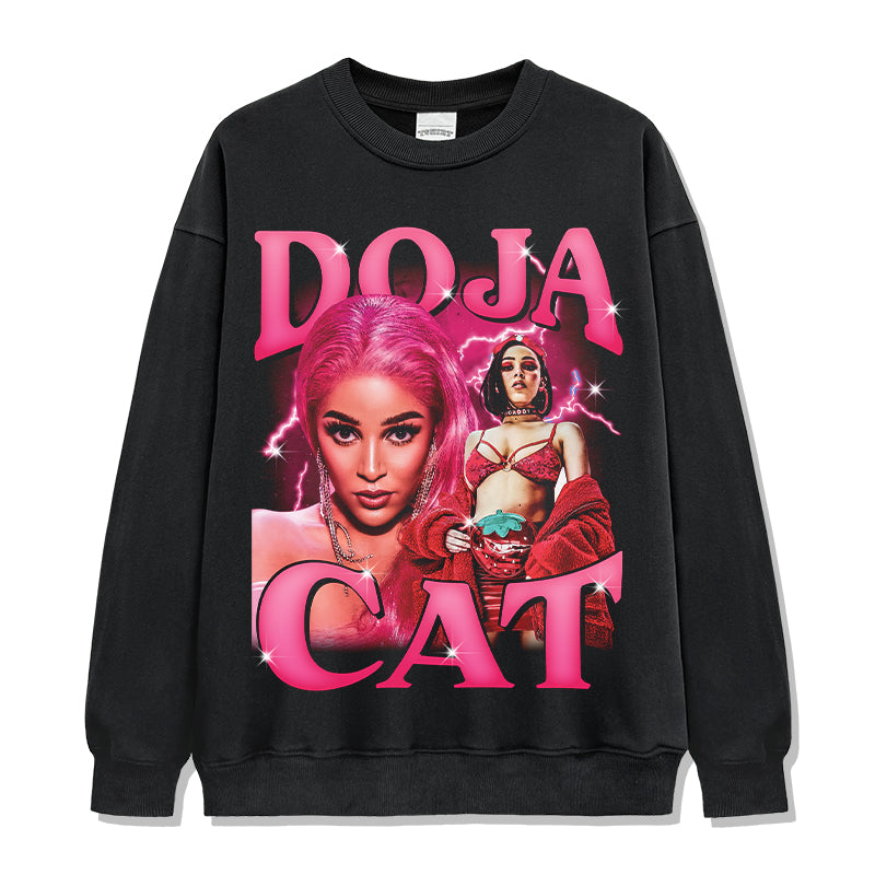 Doja Cat Sweatshirt tribute tee in heavyweight cotton