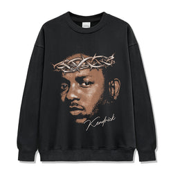Kendrick Lamar Sweatshirt in heavyweight 240gsm cotton