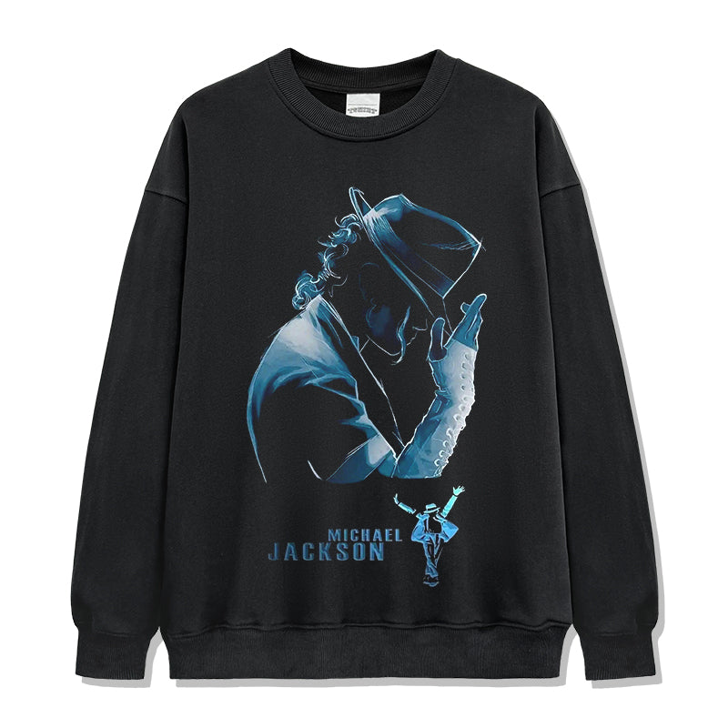 Michael Jackson Sweatshirt tribute tee in heavyweight cotton