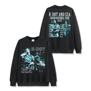 K-Dot and Sza "Grand national Tour 2025" Sweatshirt