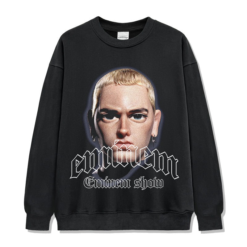 Eminem Sweatshirt tribute tee in heavyweight cotton