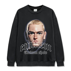 Eminem Sweatshirt tribute tee in heavyweight cotton