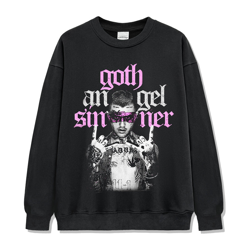 Goth Angel Sinner By Lil Peep Sweatshirt